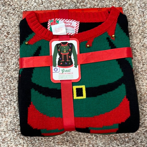 Sweaters - NWT! Christmas Elf Sweater. SZ M.